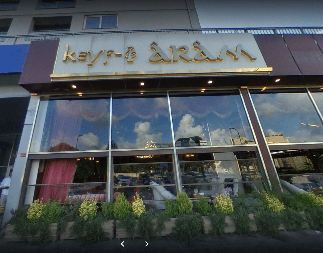 Keyf-i Ârâm restoran kafe nargile